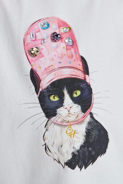 Футболка с принтом и декором — изображение 8