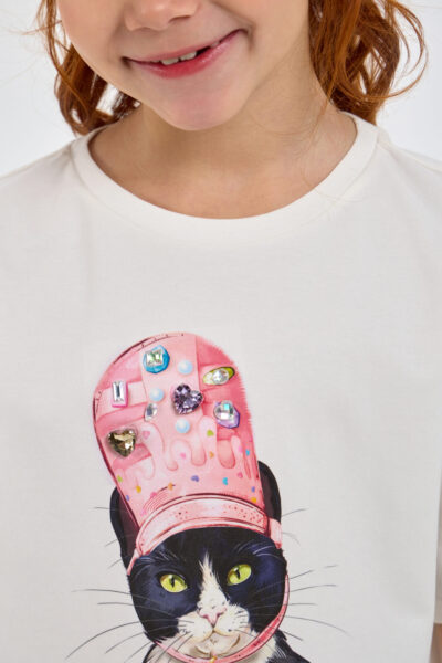 Футболка с принтом и декором — изображение 13