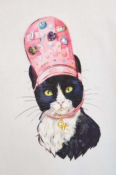 Футболка с принтом и декором — изображение 12