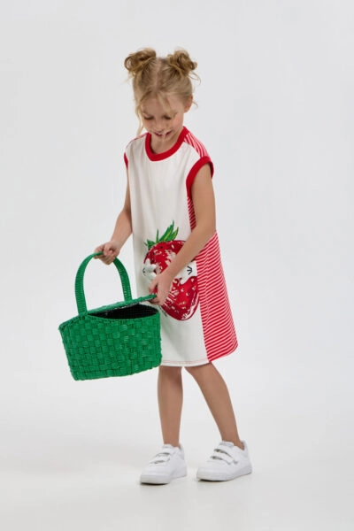 Платье с крупным принтом — изображение 5