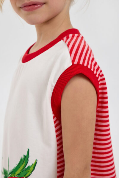 Платье с крупным принтом — изображение 10