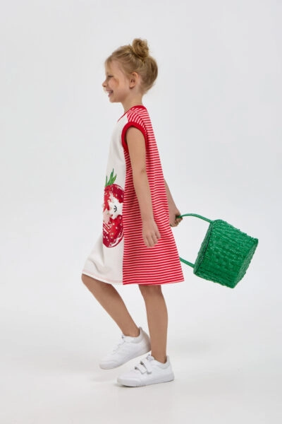 Платье с крупным принтом — изображение 7