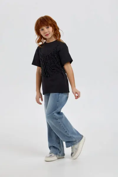 Футболка с майкой из крупного бисера — изображение 10