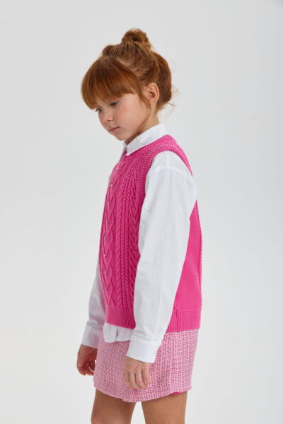 Жилет вязаный — изображение 3