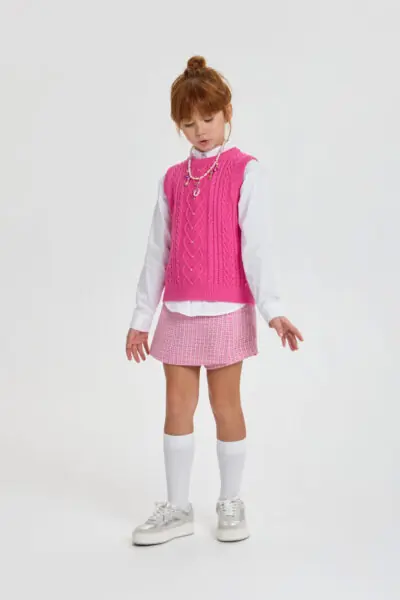 Жилет вязаный — изображение 6