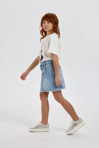 Юбка джинсовая с декором — изображение 12