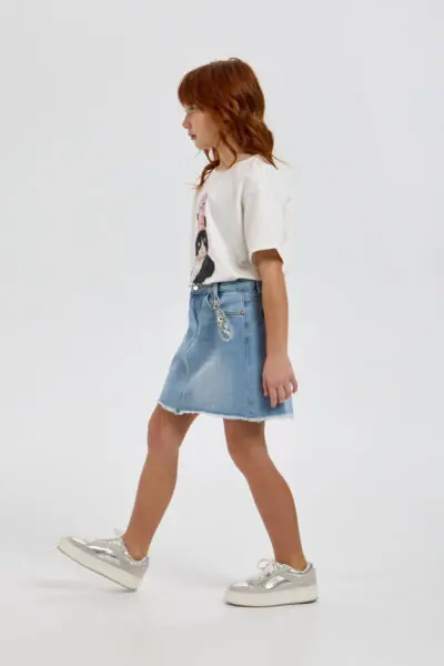 Юбка джинсовая с декором — изображение 10