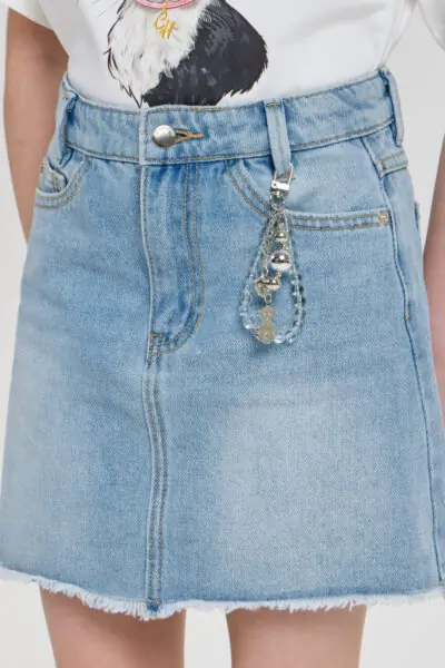 Юбка джинсовая с декором — изображение 14