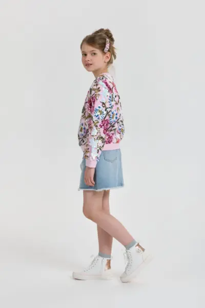 Юбка джинсовая с декором — изображение 6