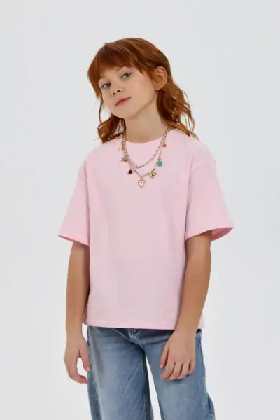 Футболка в комплекте с колье — изображение 4