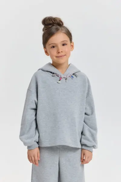 Костюм с декором (толстовка, брюки) — изображение 7