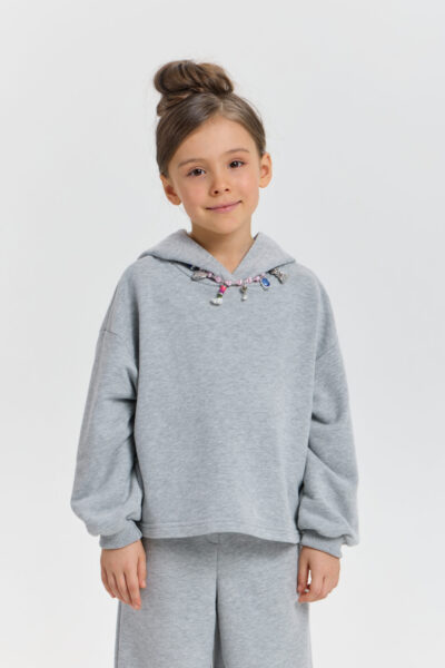 Костюм с декором (толстовка, брюки) — изображение 6