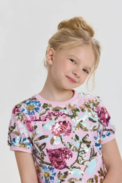 Платье с цветами из пайеток — изображение 8