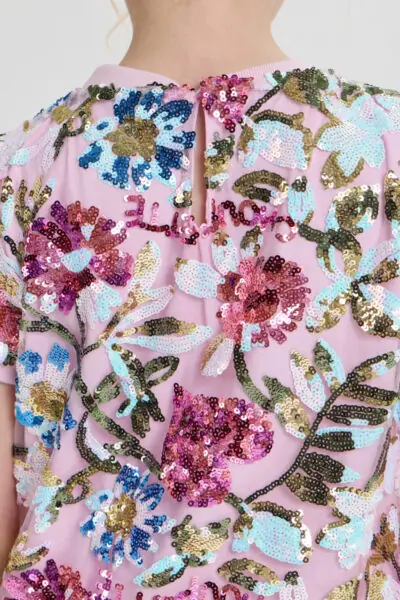 Платье с цветами из пайеток — изображение 9
