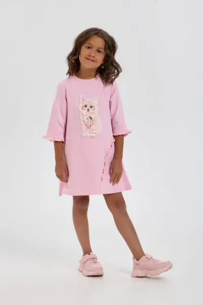 Платье трикотажное с аппликацией — изображение 3