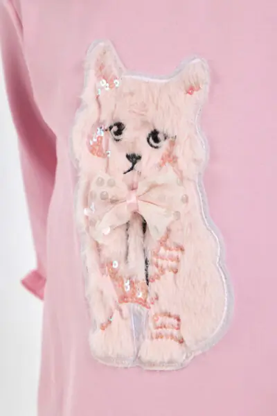 Платье трикотажное с аппликацией — изображение 10