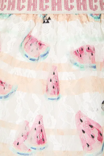 Юбка с принтом и кружевом — изображение 4