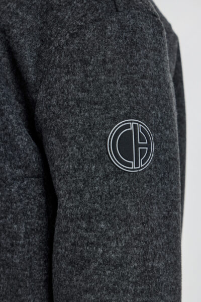 Куртка утепленная с декором и меховым воротником — изображение 11