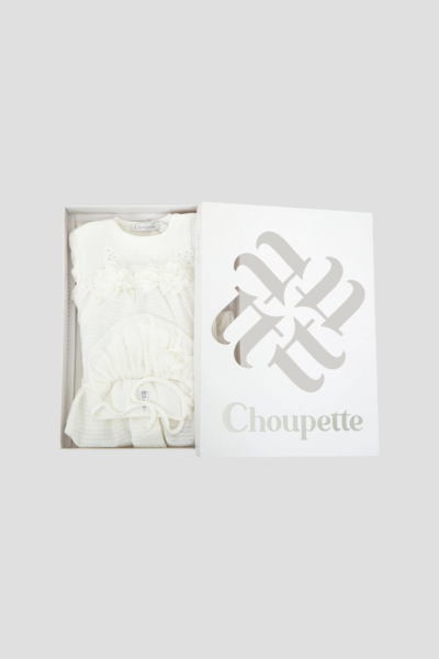 Комбинезон нарядный в комплекте с чепчиком — изображение 9