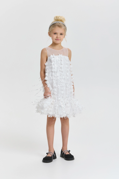 Платье нарядное с воланом — изображение 8