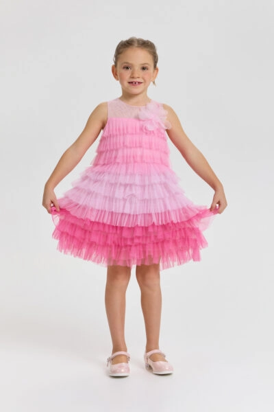 Платье нарядное с ярусами — изображение 5