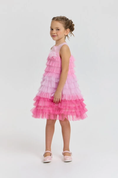 Платье нарядное с ярусами — изображение 3