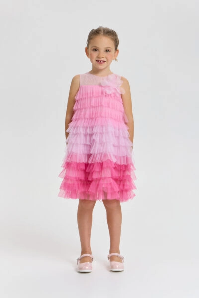 Платье нарядное с ярусами — изображение 4