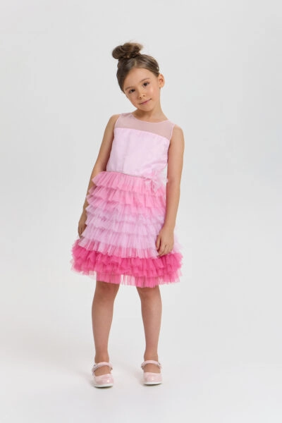 Платье нарядное с ярусами — изображение 4