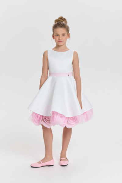 Платье нарядное с розами — изображение 3