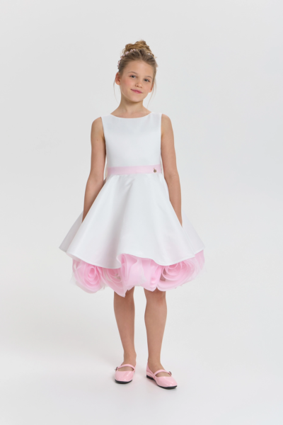 Платье нарядное с розами — изображение 4