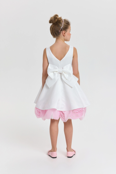 Платье нарядное с розами — изображение 6