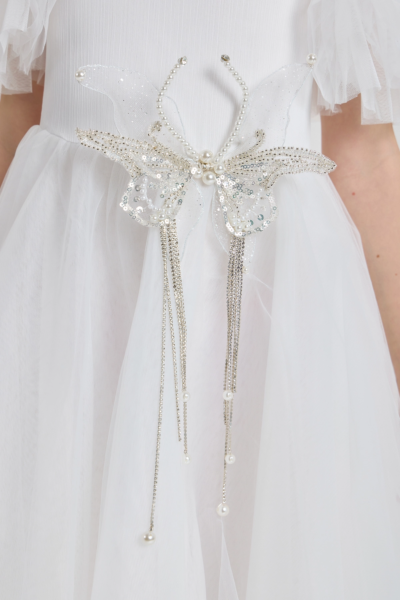 Платье нарядное с декором бабочка — изображение 12