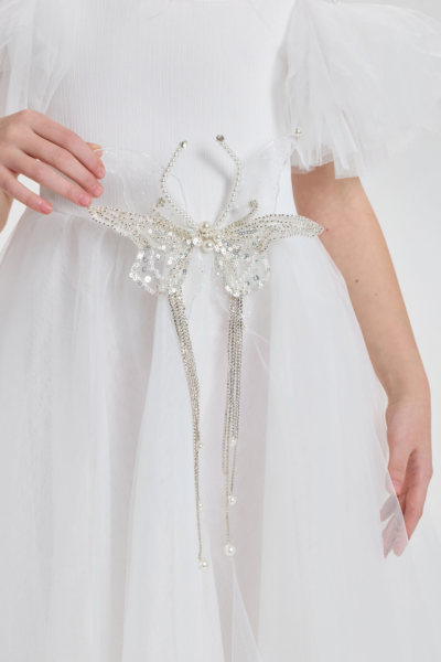 Платье нарядное с декором бабочка — изображение 10