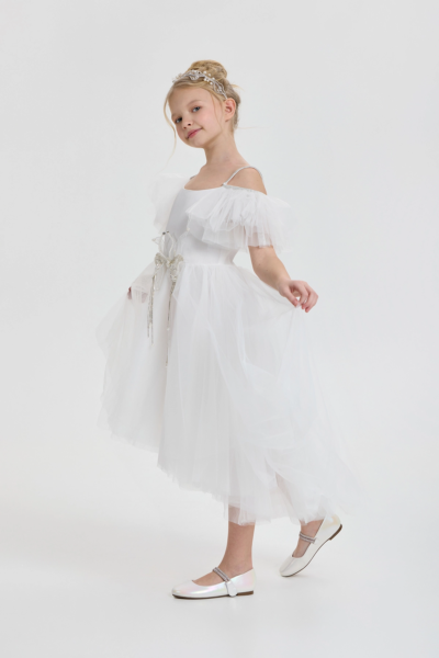 Платье нарядное с декором бабочка — изображение 4