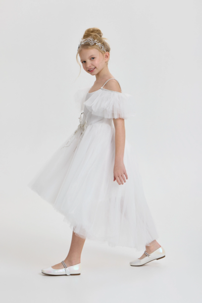 Платье нарядное с декором бабочка — изображение 5