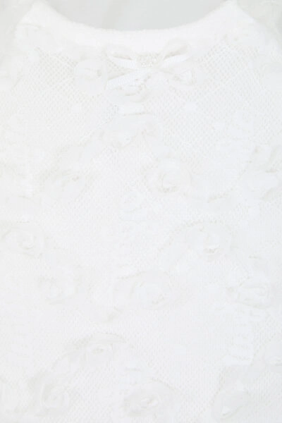 Комбинезон нарядный в комплекте с чепчиком — изображение 8