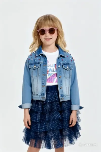 Комплект (куртка, футболка, юбка) — изображение 2